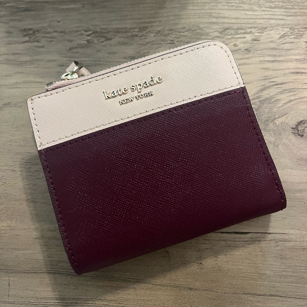 kate spade color block wallet
